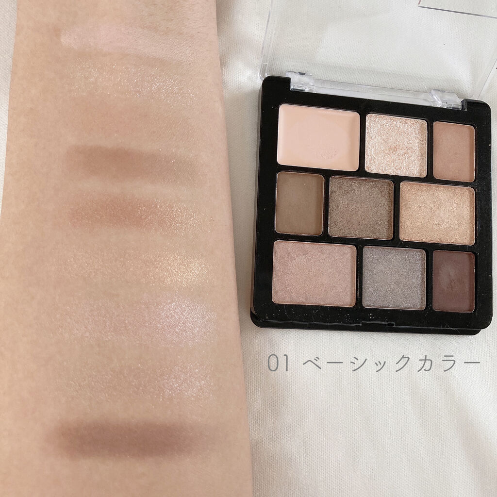 ムードアイシャドウパレット/GENE TOKYO/アイシャドウパレットを使ったクチコミ（2枚目）