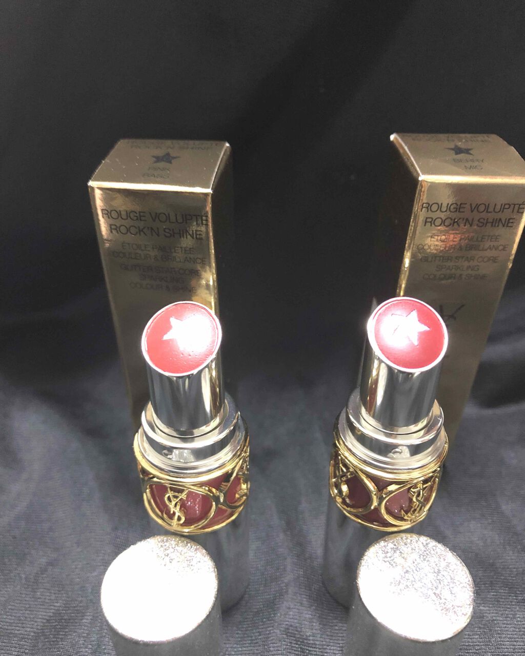 ルージュ ヴォリュプテ シャイン/YVES SAINT LAURENT BEAUTE/口紅を使ったクチコミ(2枚目)