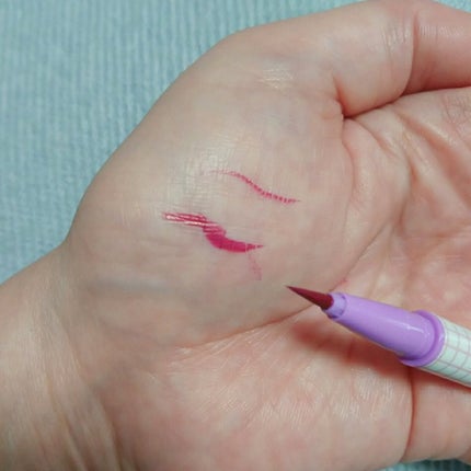 サラダdeフルーツカラーリキッドアイライナーWP/FLORTTE/リキッドアイライナーを使ったクチコミ(2枚目)