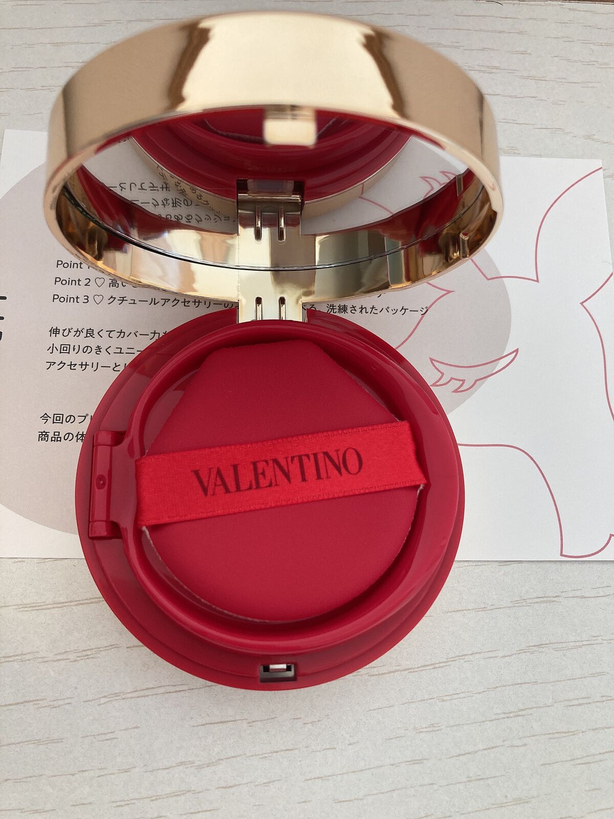 GO クッション/ヴァレンティノ ビューティ/クッションファンデーションを使ったクチコミ（3枚目）