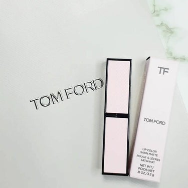 TOM FORD BEAUTY リップ カラー サテン マットのクチコミ「2023年、TOM FORDの春コスメ🌸🐝
 
 
1月13日発売💖
 
ローズ プリック コ.....」（1枚目）