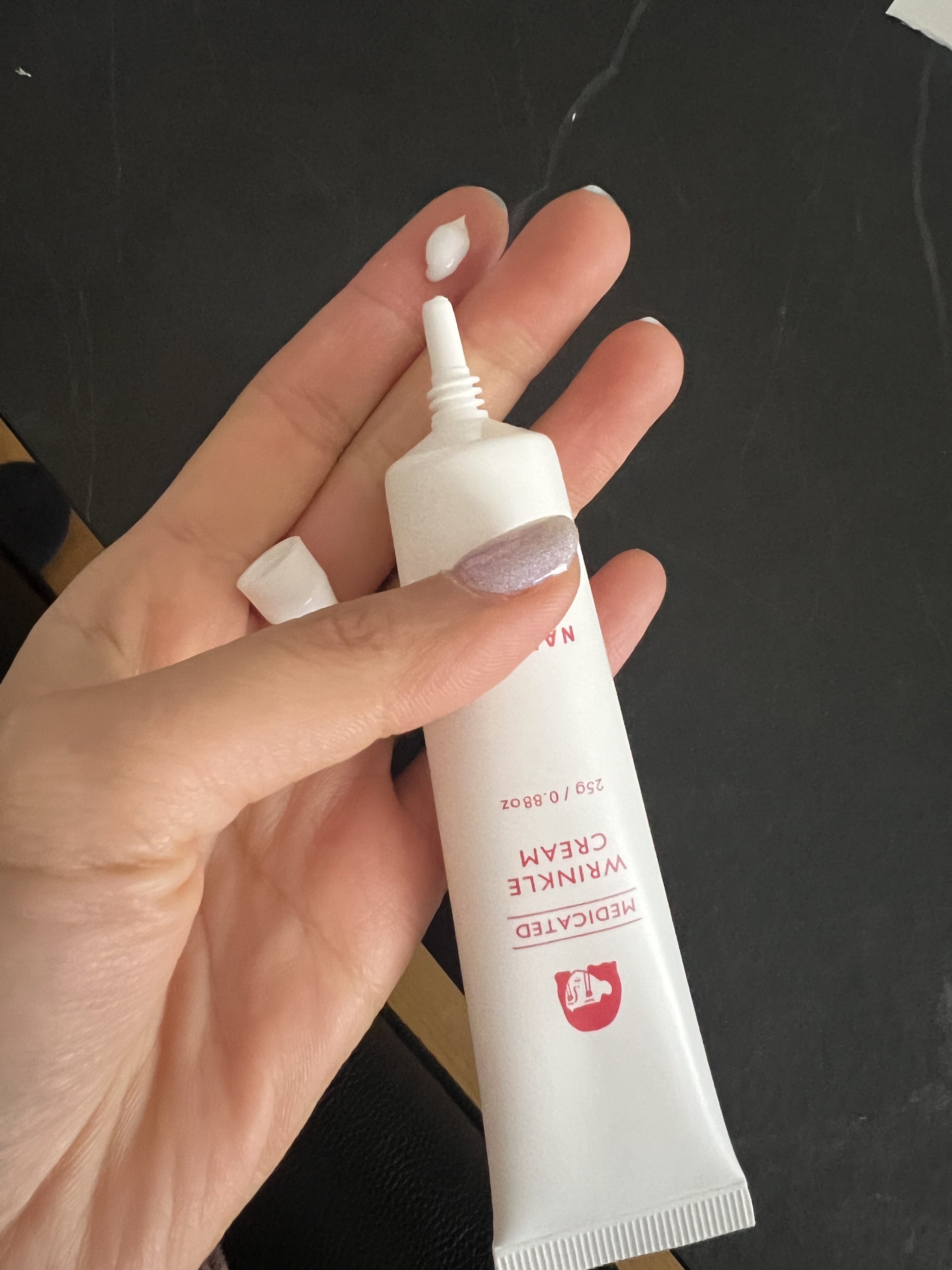 ナキコ 薬用リンクルクリーム/NAKICO/フェイスクリームを使ったクチコミ（3枚目）