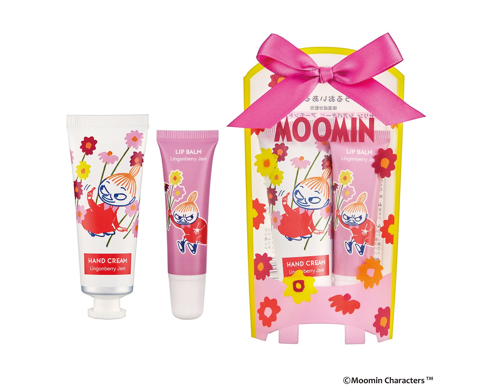 ムーミン　リップ＆ハンドケアセット　リトルミイ 2025