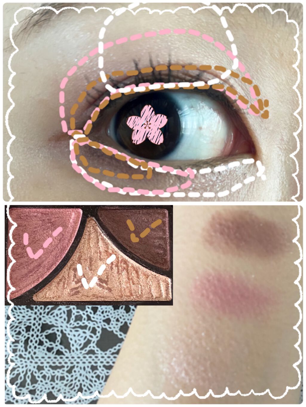 ジューシーピュアアイズ/キャンメイク/アイシャドウパレットを使ったクチコミ（3枚目）