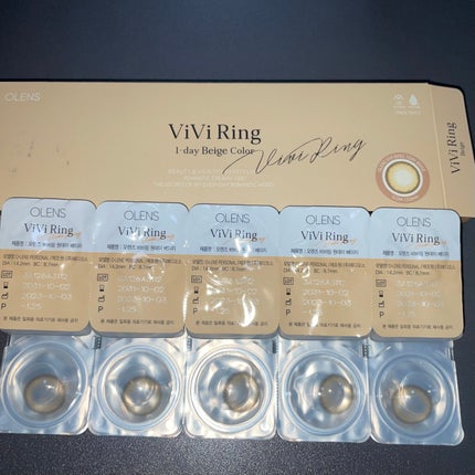 ViVi Ring 1day/OLENS/ワンデー(1DAY)カラコンを使ったクチコミ(3枚目)