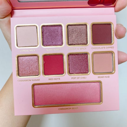 Too Faced メルテッド マットタリック リキッド リップスティックのクチコミ「\Too Faced シナモン ベア メイクアップ コレクション/
少し前のクリスマスコフレ.....」(2枚目)