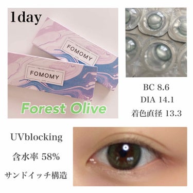 FOMOMY ワンデー/FOMOMY/ワンデー（１DAY）カラコンを使ったクチコミ（1枚目）