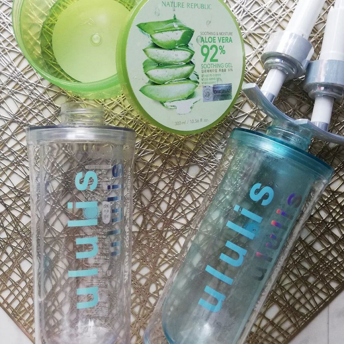 マイルド＆モイスチャーアロエジェル/ネイチャーリパブリック/ボディローションを使ったクチコミ（1枚目）