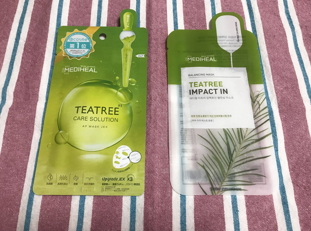 ティーツリーケアソリューション アンプルマスクJEX/MEDIHEAL/シートマスク・パックを使ったクチコミ（1枚目）