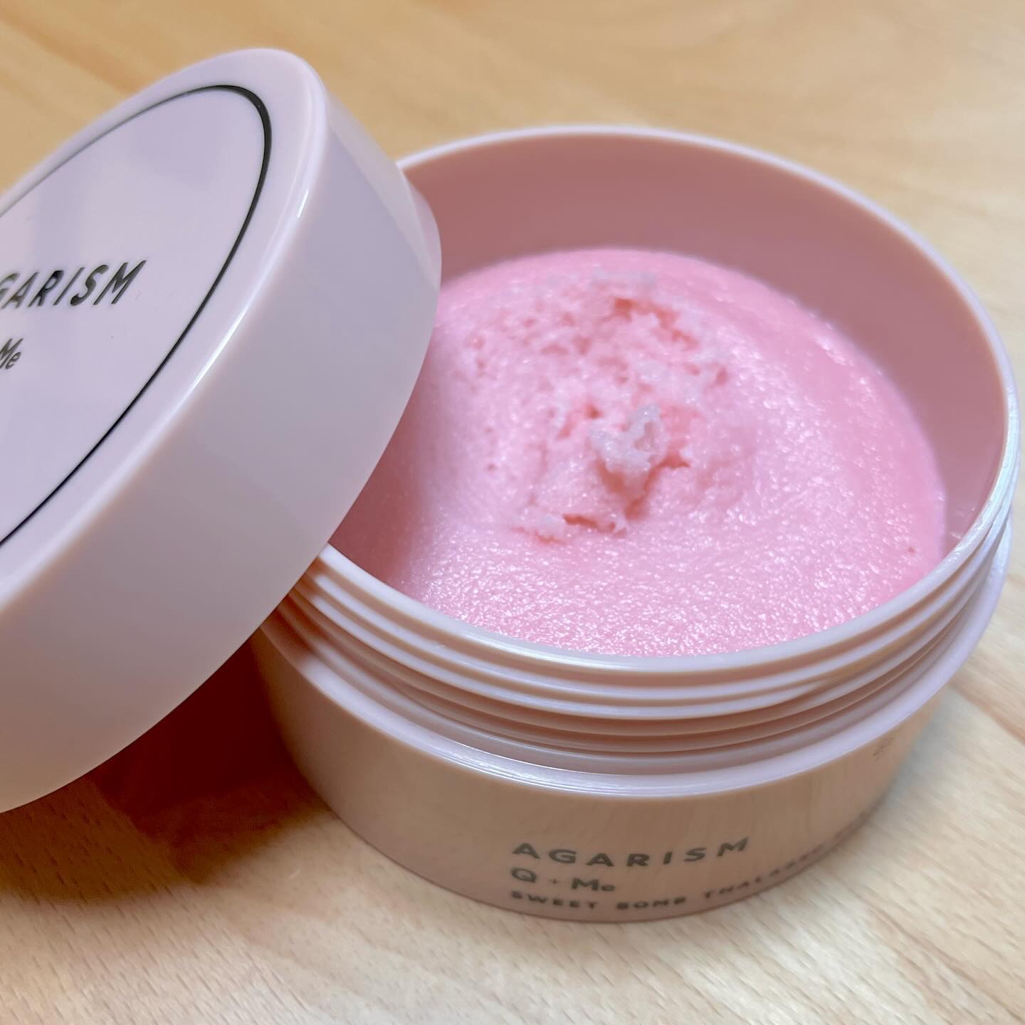 Q+Me スウィート ボム タラソ スクラブ/AGARISM/バスト・ヒップケアを使ったクチコミ（3枚目）