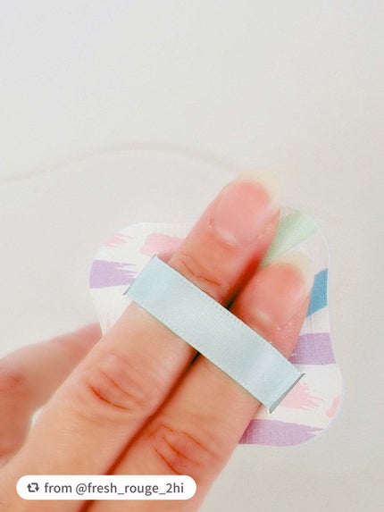 ファンデーションが染みこみにくいパフ/貝印/パフ・スポンジを使ったクチコミ(4枚目)