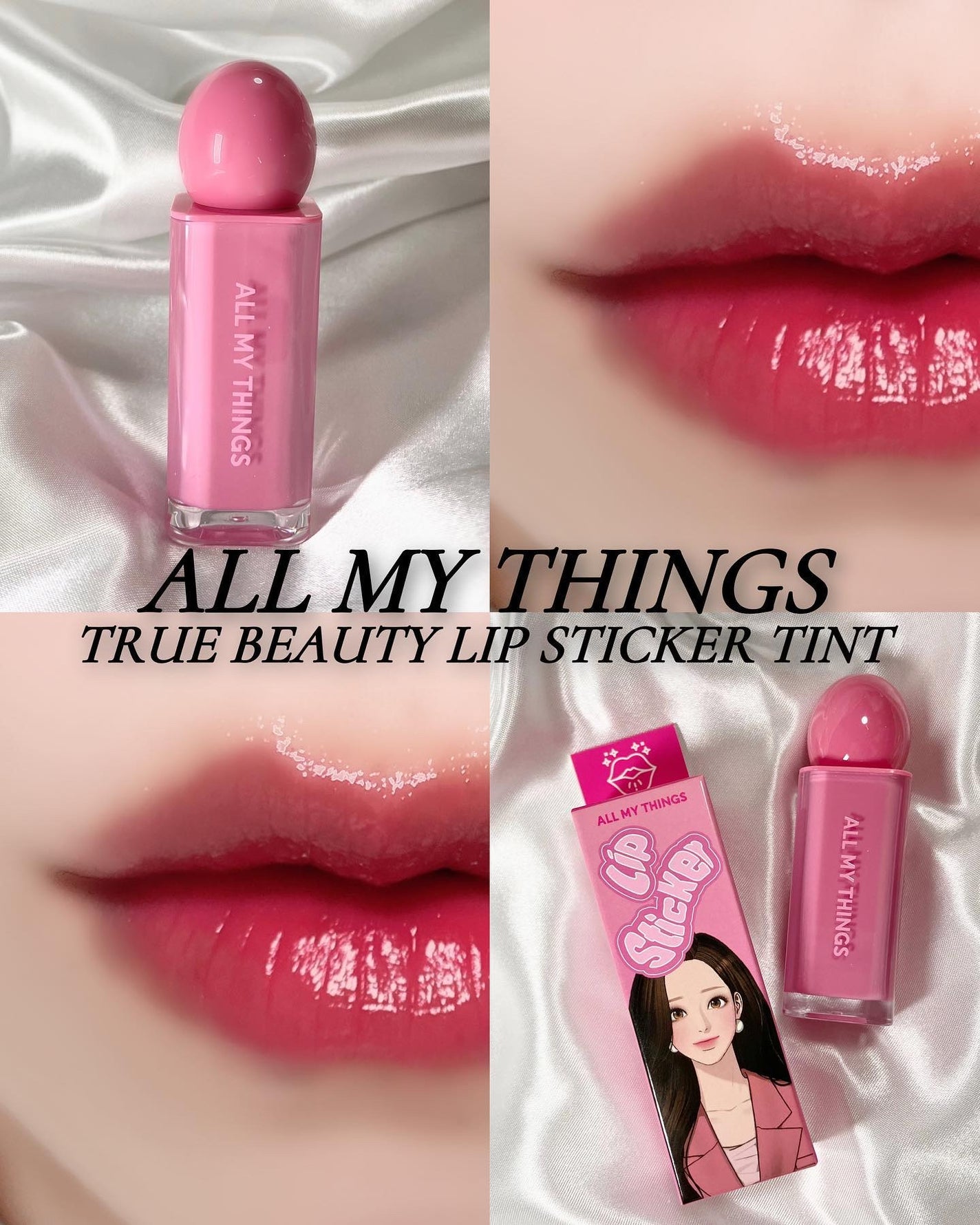 オールマイシングス リップスティッカーティント/all my things/リップティントを使ったクチコミ(1枚目)