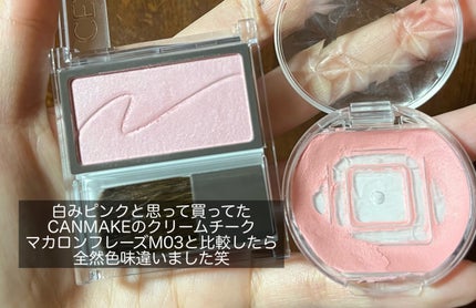 チークブラッシュ/CEZANNE/パウダーチークを使ったクチコミ(4枚目)