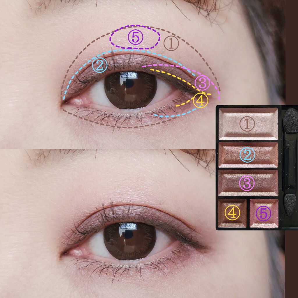 ショコラスウィート アイズ/リンメル ロンドン/アイシャドウパレットを使ったクチコミ（3枚目）