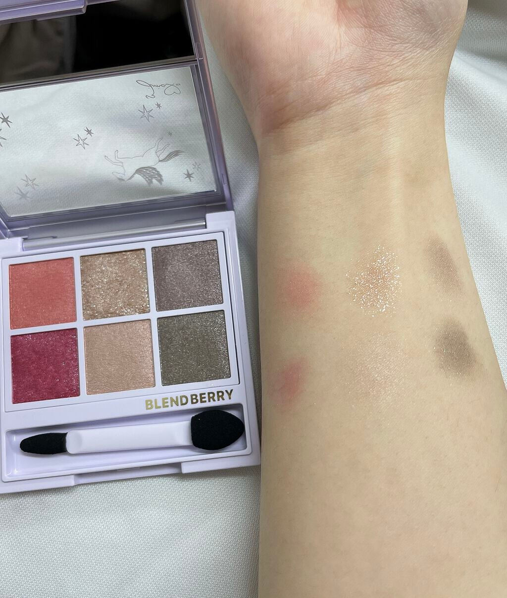 オーラクリエイション/BLEND BERRY/アイシャドウパレットを使ったクチコミ(4枚目)
