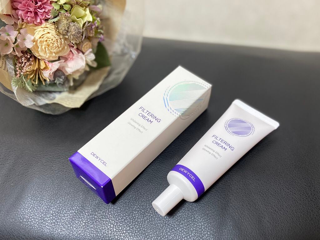 フィルタリングクリーム/DEWYCEL/日焼け止めクリームを使ったクチコミ(1枚目)