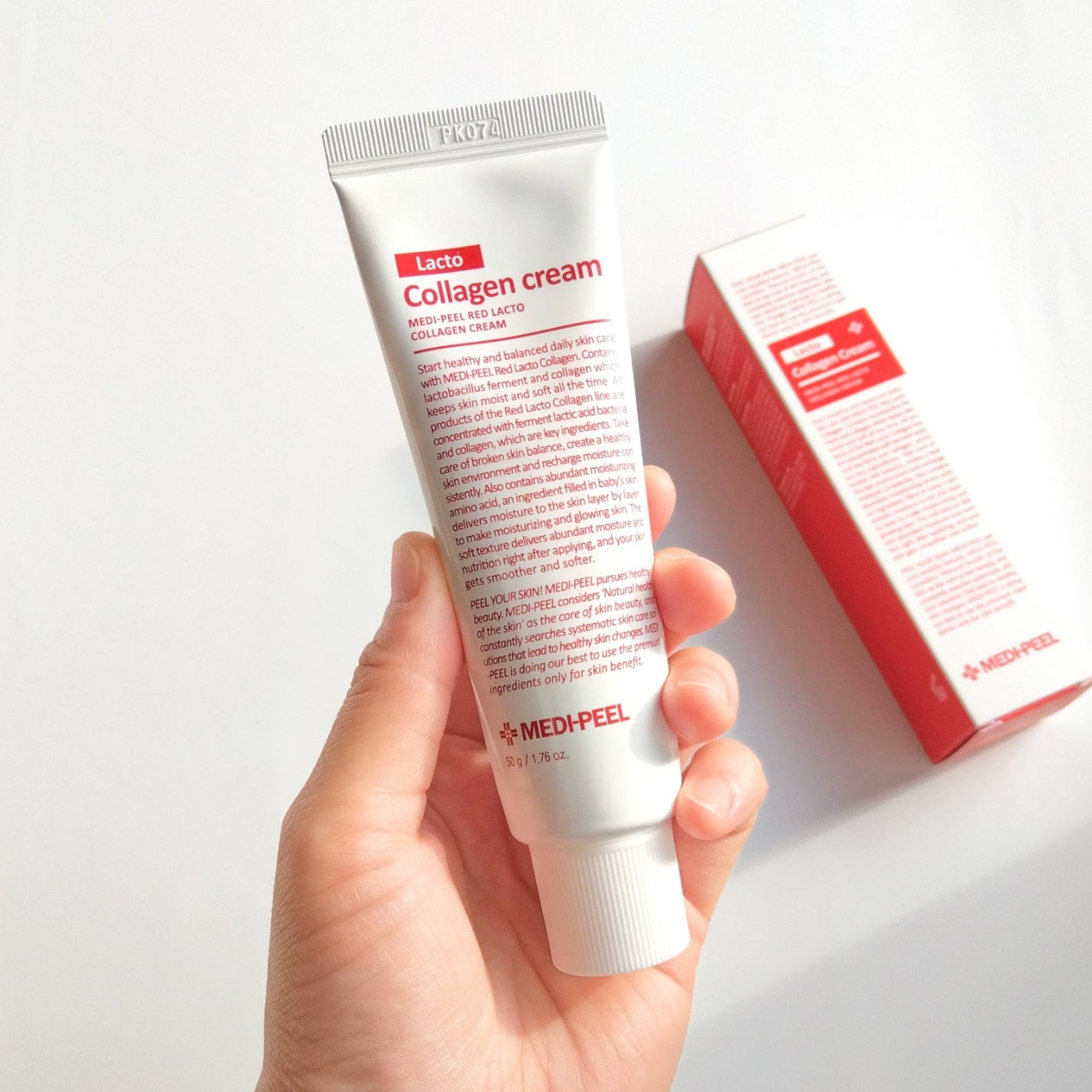 レッドラクトコラーゲンクリーム/MEDIPEEL/フェイスクリームを使ったクチコミ(4枚目)