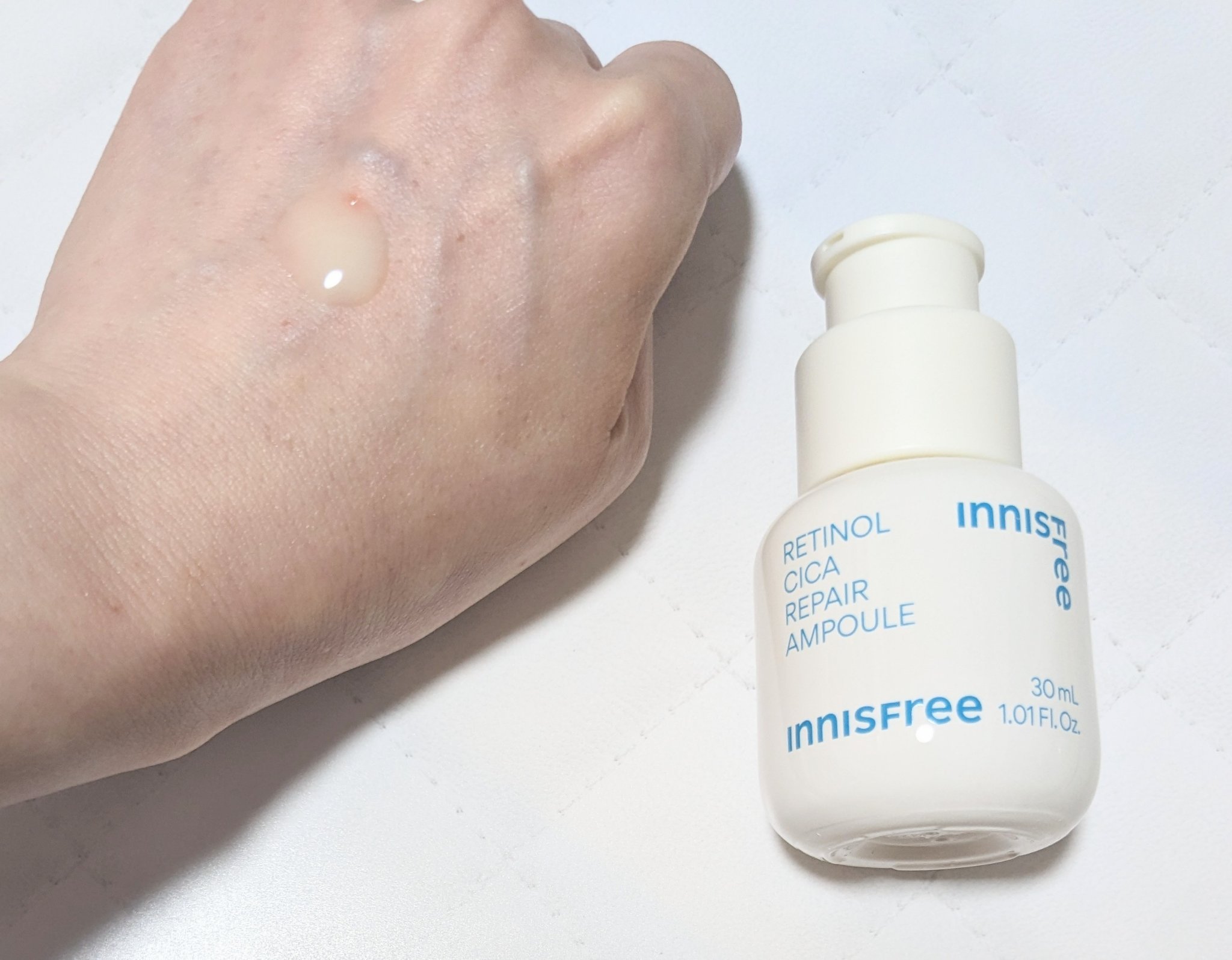 レチノール　シカ　リペア　セラム/innisfree/美容液を使ったクチコミ（3枚目）