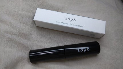 カラーマスカラ/sopo/マスカラを使ったクチコミ(2枚目)