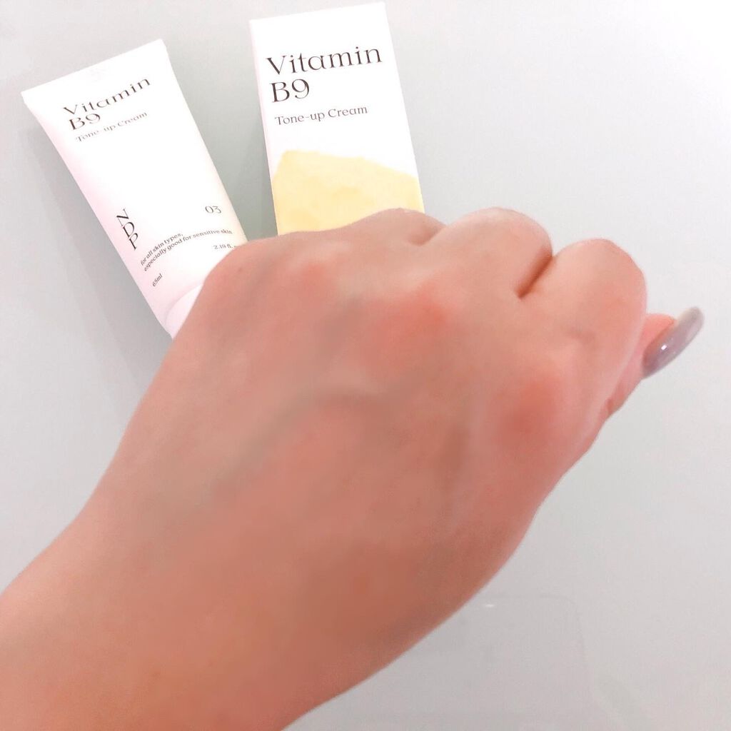 ビタミンB9トーンアップクリーム/NATURAL DERMA PROJECT/化粧下地を使ったクチコミ（3枚目）