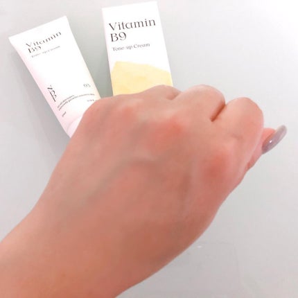 ビタミンB9トーンアップクリーム/NATURAL DERMA PROJECT/化粧下地を使ったクチコミ(3枚目)