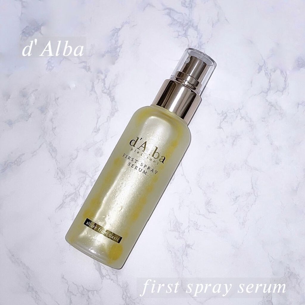 ダルバ ホワイトトリュフファーストスプレーセラム/ダルバ/ミスト状化粧水を使ったクチコミ（1枚目）