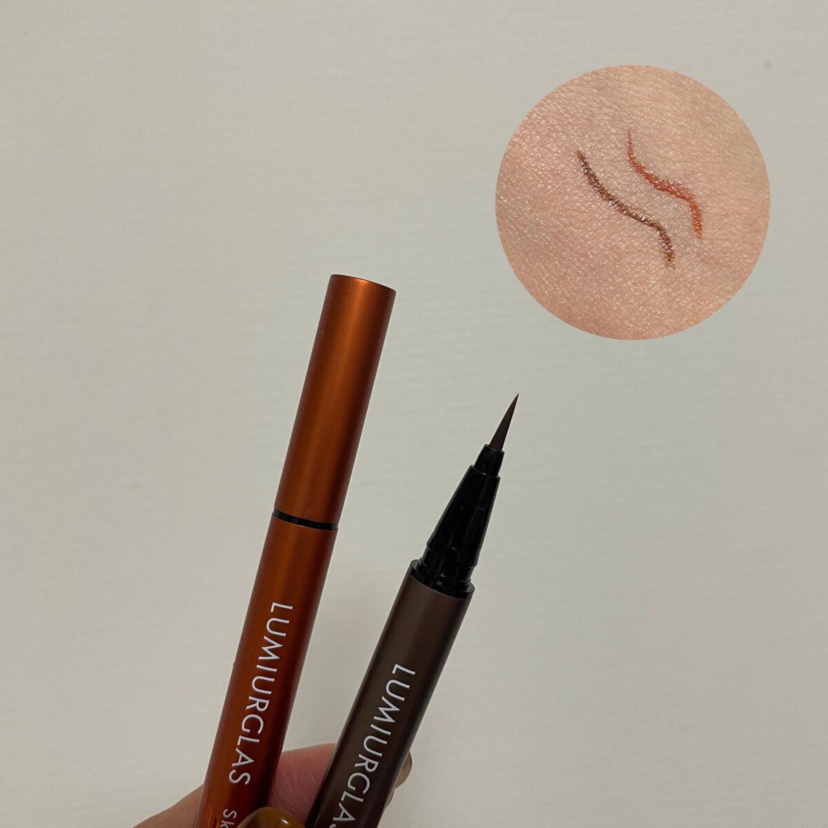 スキルレスライナー/LUMIURGLAS/リキッドアイライナーを使ったクチコミ(2枚目)