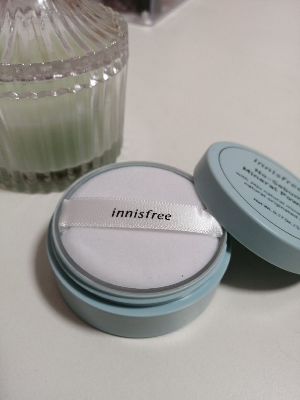 ノーセバム ミネラルパウダー N/innisfree/ルースパウダーを使ったクチコミ(2枚目)