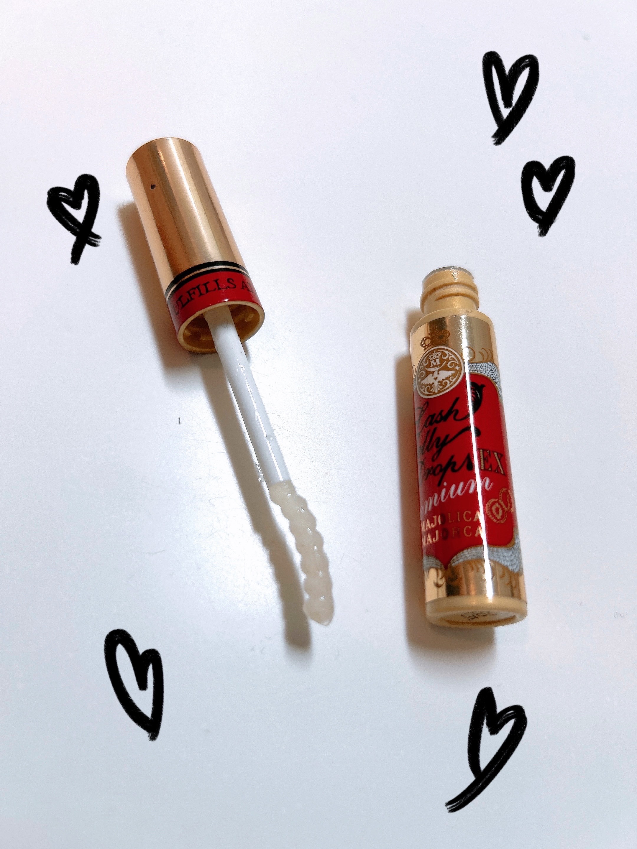 ラッシュジェリードロップ EX プレミアム/MAJOLICA MAJORCA/まつげ美容液を使ったクチコミ（1枚目）