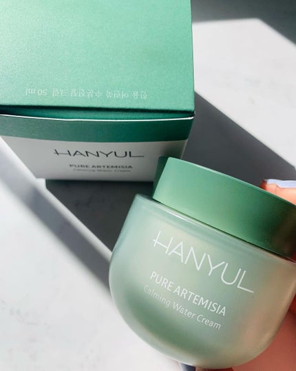 ピュアアルテミシア カーミングウォータークリーム/HANYUL(ハンユル)/フェイスクリームを使ったクチコミ(3枚目)