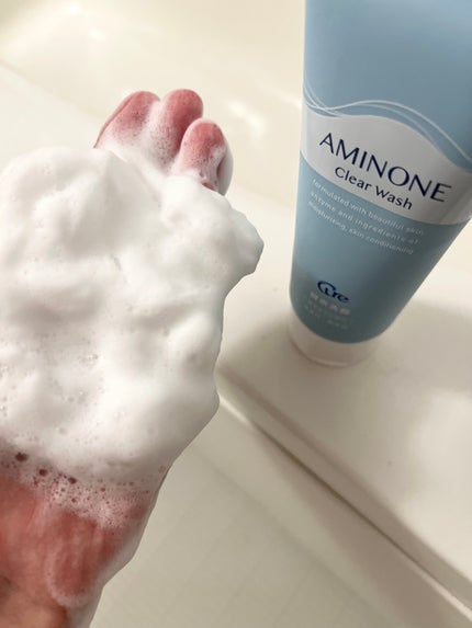 アミノネクリアウォッシュ/Cure/洗顔フォームを使ったクチコミ(5枚目)