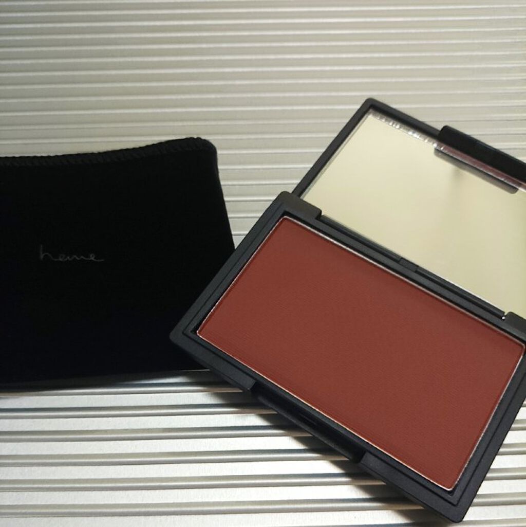 ピュア チーク カラー/heme/パウダーチークを使ったクチコミ（3枚目）