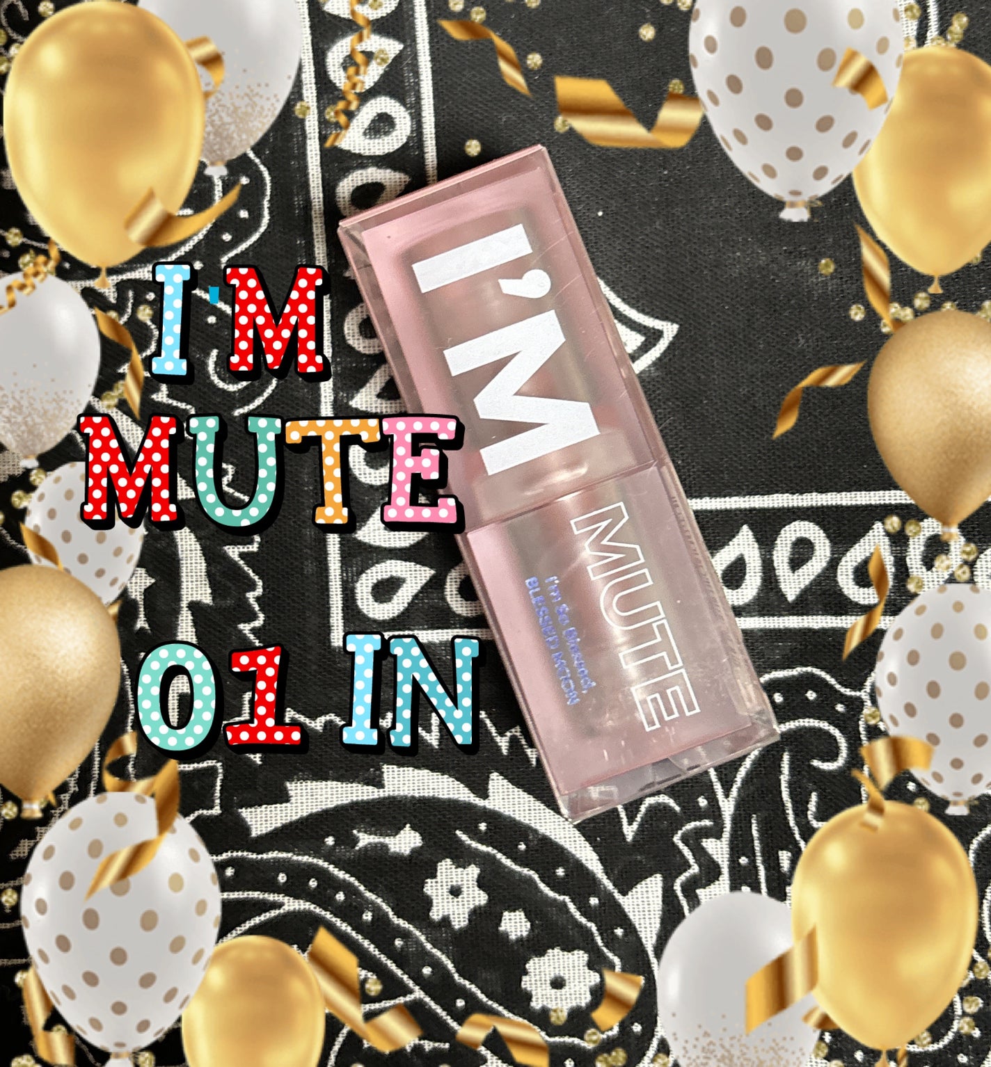 アイムミュートリップスティック/BLESSED MOON/口紅を使ったクチコミ(1枚目)