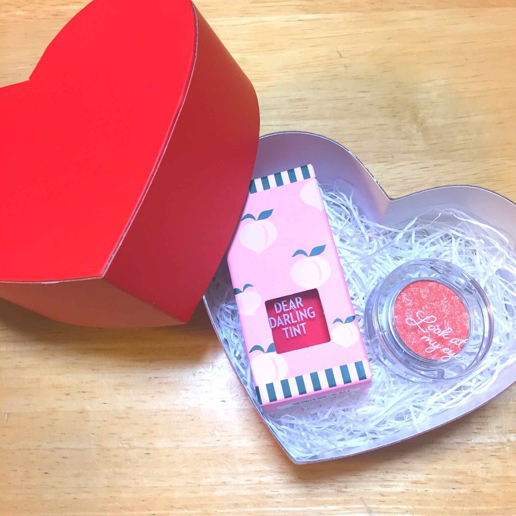 ディアダーリン ウォータージェルティント （アイスティント）/ETUDE/口紅を使ったクチコミ（1枚目）