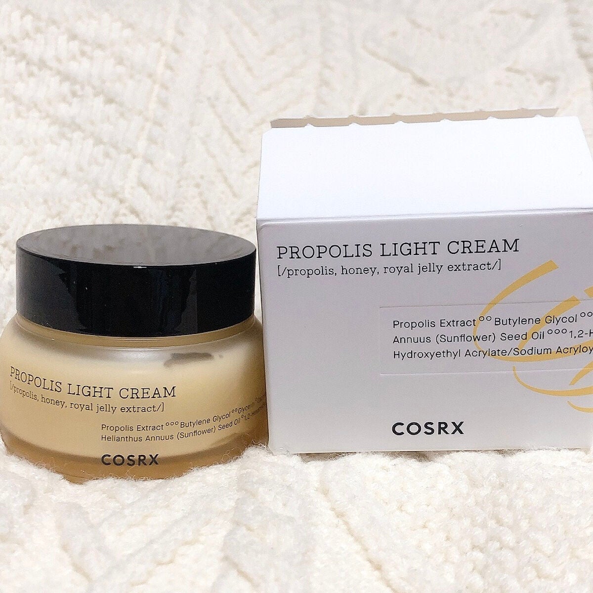 フルフィットプロポリスライトクリーム/COSRX/フェイスクリームを使ったクチコミ(2枚目)