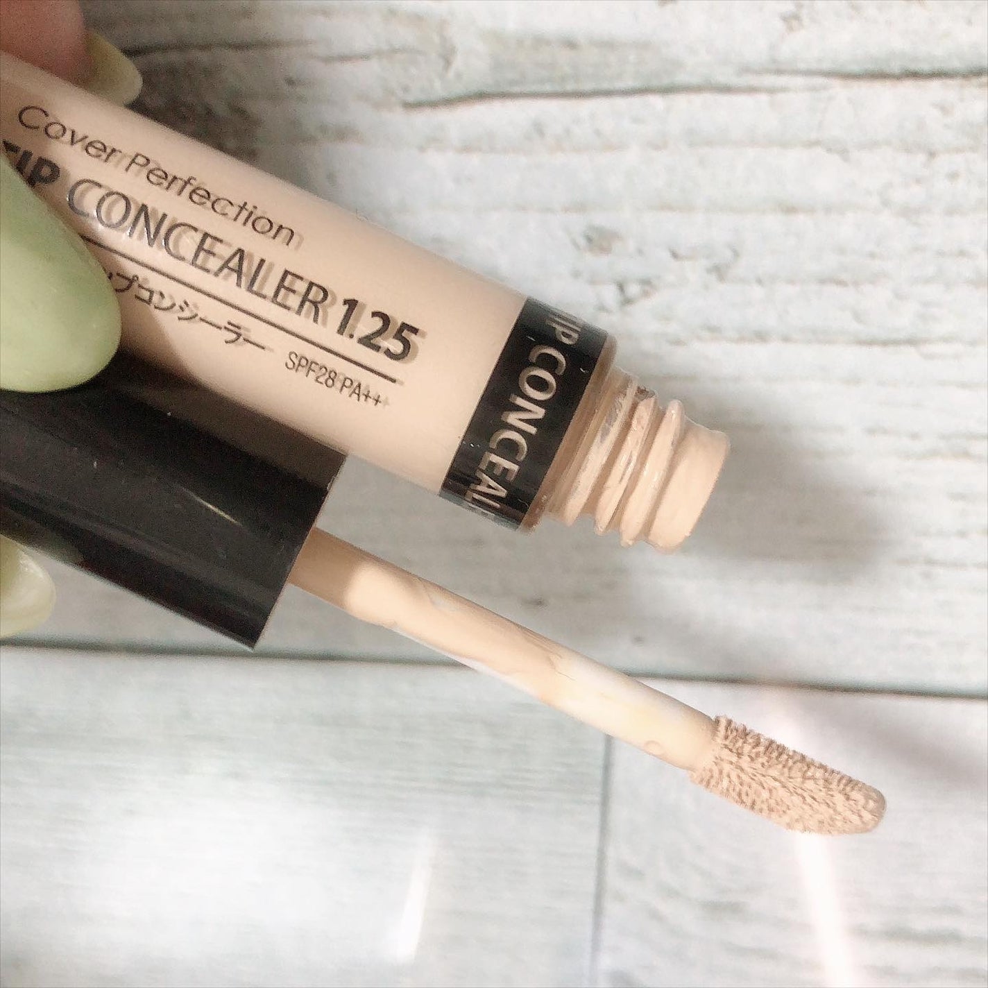 カバーパーフェクション チップコンシーラー/the SAEM/リキッドコンシーラーを使ったクチコミ(3枚目)