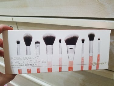 bhcosmetics   ROSE QUARTZ 9 PIECE BRUSH SET/bh cosmetics/メイクアップキットを使ったクチコミ（1枚目）