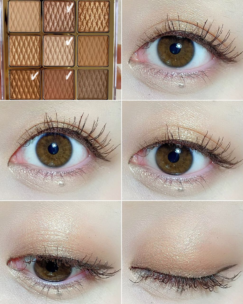 ソフトクレイビームアイシャドウパレット/AMIOK/ジェル・クリームアイシャドウを使ったクチコミ(7枚目)