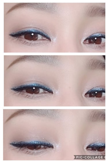 MARC JACOBS BEAUTY METALLIC LIQUID-GEL EYELINERのクチコミ「        🎆🎆🎆2019～Last Make-up of the year～🎆🎆🎆

 .....」（2枚目）