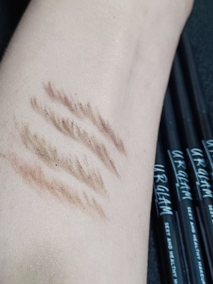 GENE TOKYO ツートンカラーアイブロウペンシル/DAISO/アイブロウペンシルを使ったクチコミ(10枚目)