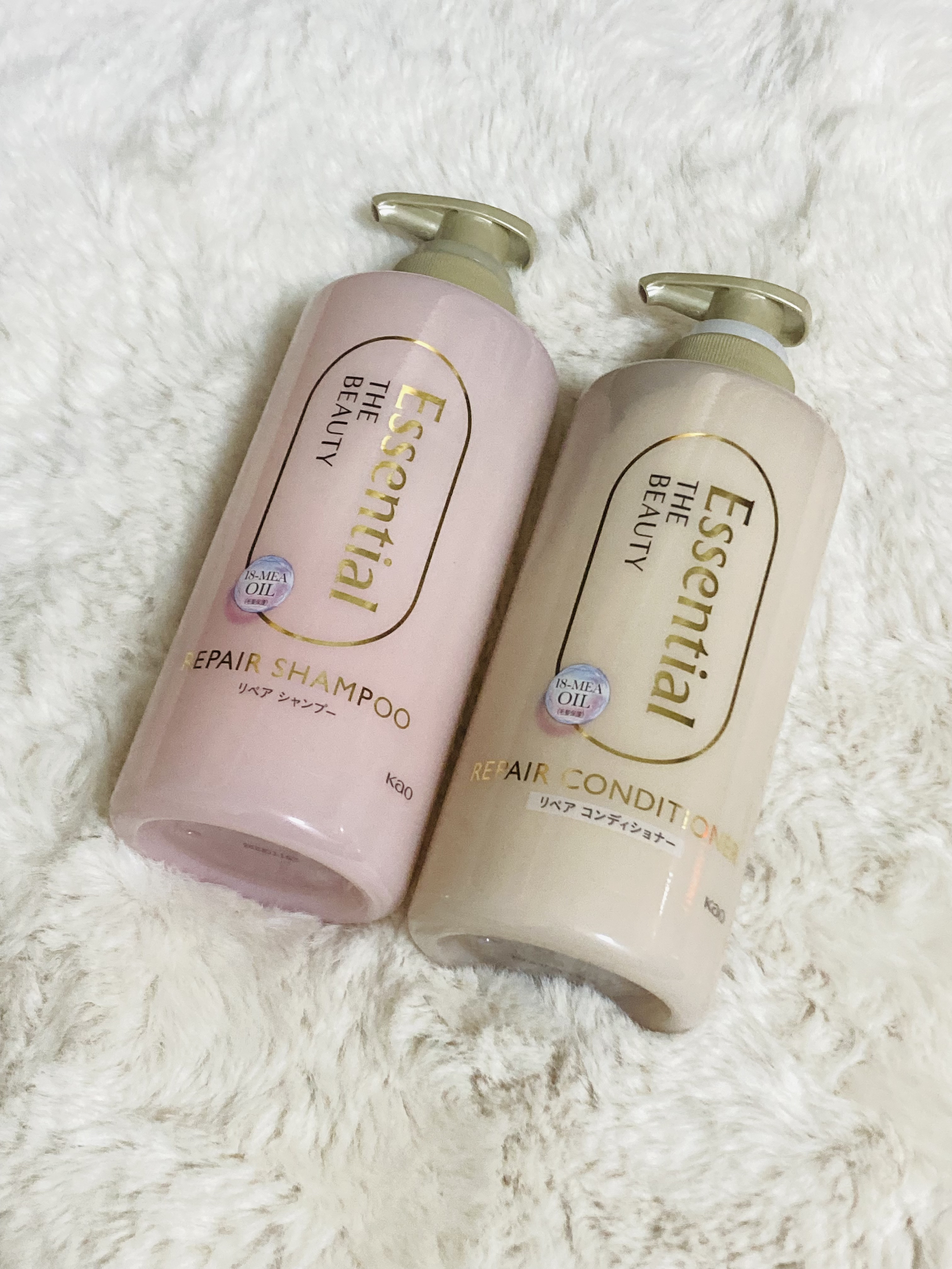 ザビューティ リペアシャンプー・コンディショナー/エッセンシャル/市販シャンプーを使ったクチコミ（1枚目）