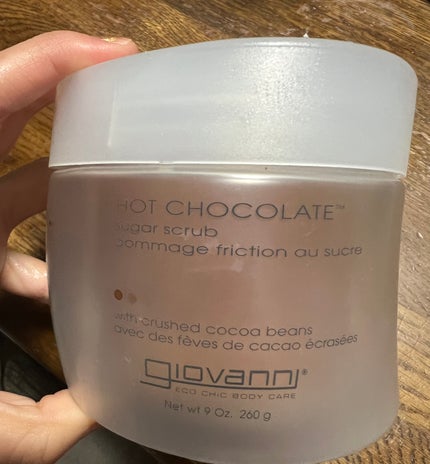 ジョヴァンニ シュガー ボディスクラブ ホットチョコレート/giovanni/ボディスクラブを使ったクチコミ(1枚目)