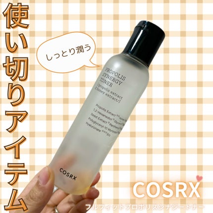 フルフィットプロポリスシナジートナー/COSRX/化粧水を使ったクチコミ(1枚目)