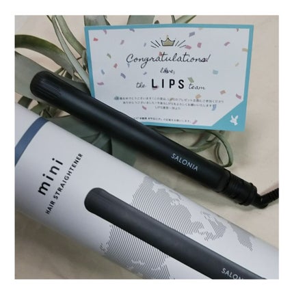 SALONIA ミニストレートヘアアイロン/SALONIA/ストレートアイロンを使ったクチコミ(1枚目)