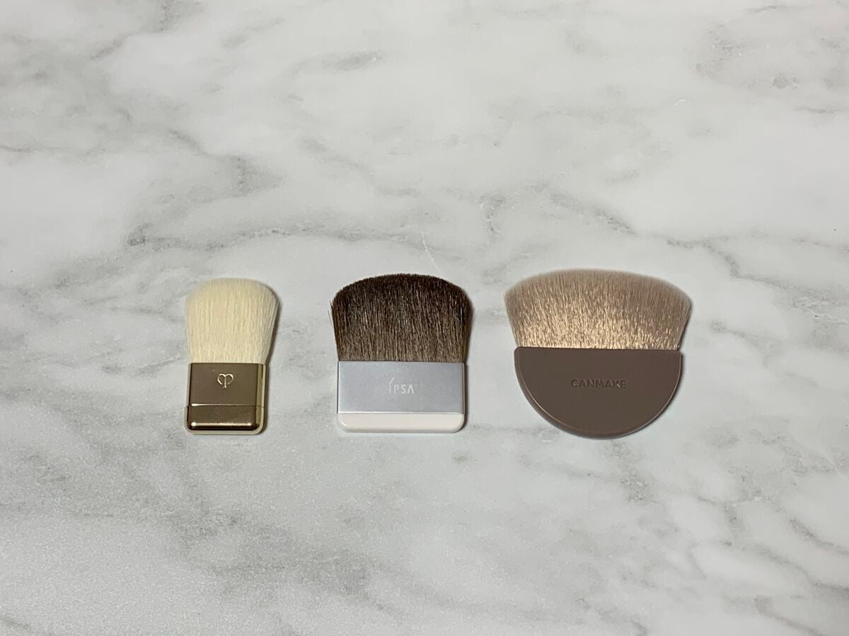 ブラシ(プレストパウダー用)/IPSA/メイクブラシを使ったクチコミ(2枚目)