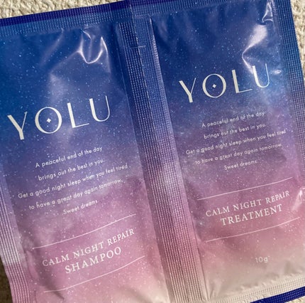 カームナイトリペアシャンプー/トリートメント/YOLU/市販シャンプーを使ったクチコミ(2枚目)