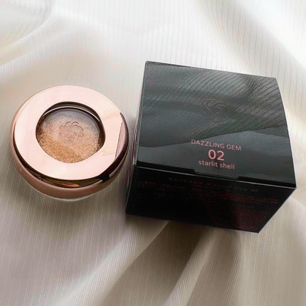 ダズリング ジェム 02 starlit shell/DECORTÉ/単色アイシャドウを使ったクチコミ(1枚目)
