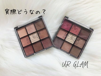 UR GLAM BLOOMING EYE COLOR PALETTE/U R GLAM/アイシャドウパレットを使ったクチコミ(1枚目)