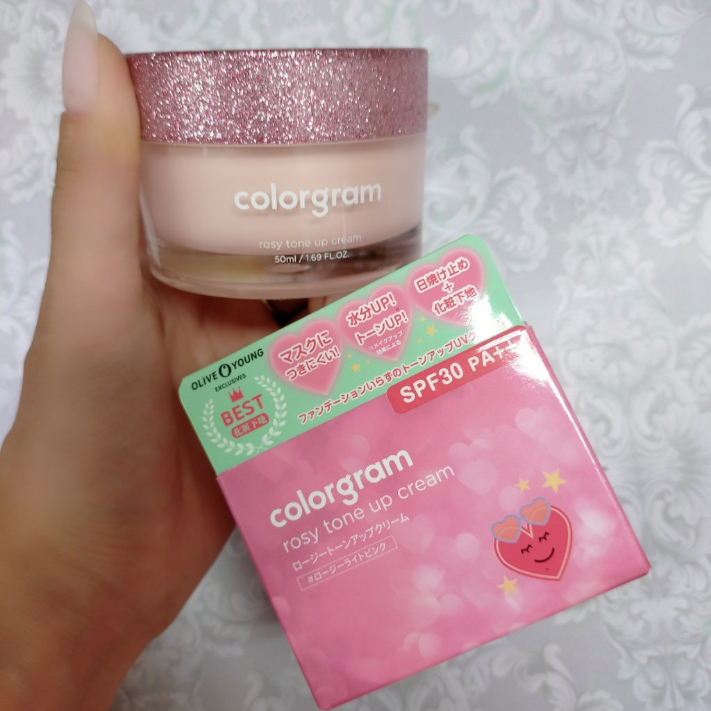 ロージー トーンアップクリーム /Colorgram/化粧下地を使ったクチコミ（2枚目）
