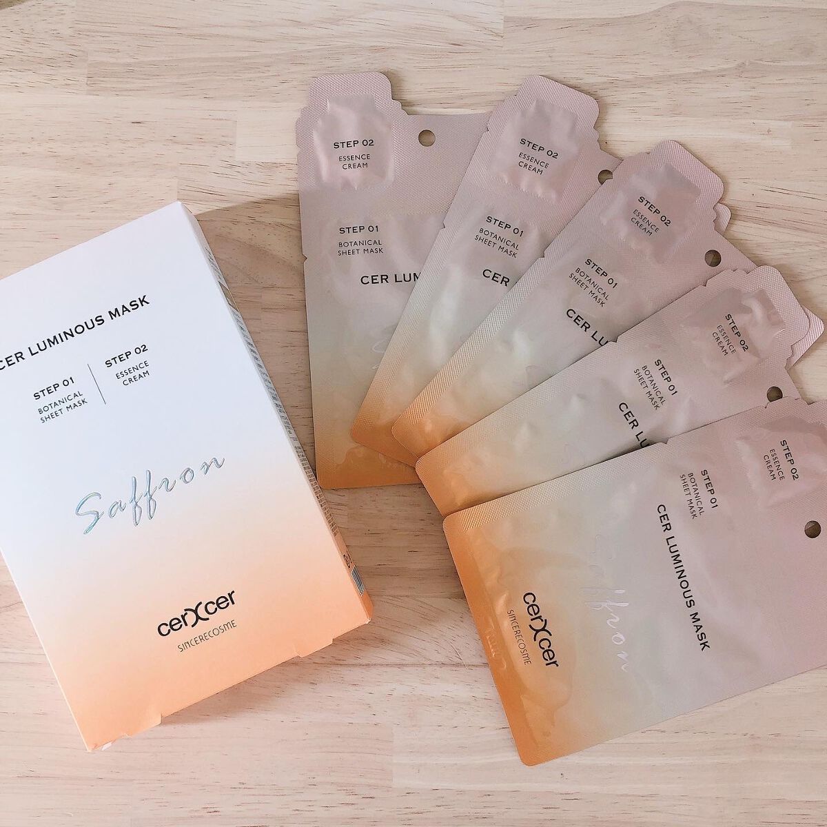 ルミナスマスク   (ケアクリーム付き) /cerXcer/シートマスク・パックを使ったクチコミ（1枚目）